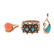 An Assortment of Gold Gemstone Jewelry