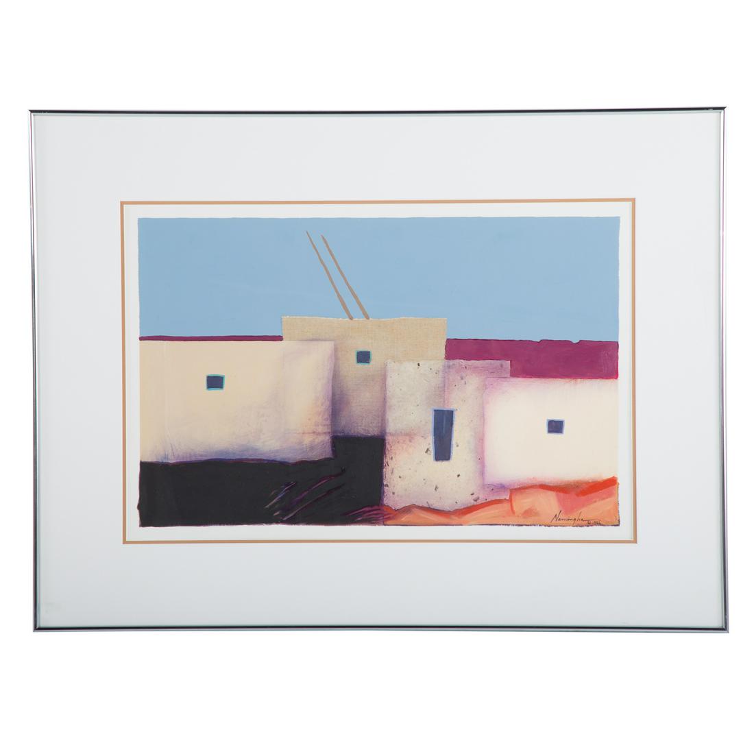 Dan Namingha. Untitled (Desert Dwellings) (1 of 4)