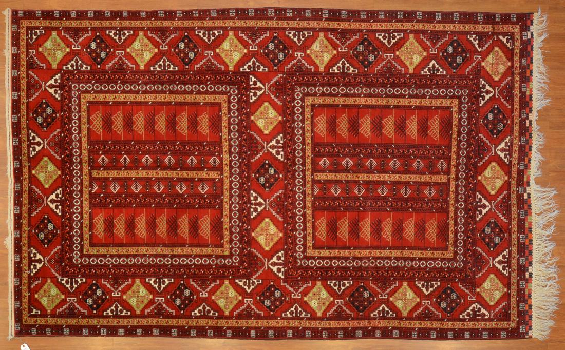 Turkoman Hatchli Rug, 5.8 x 8.11 (1 of 4)