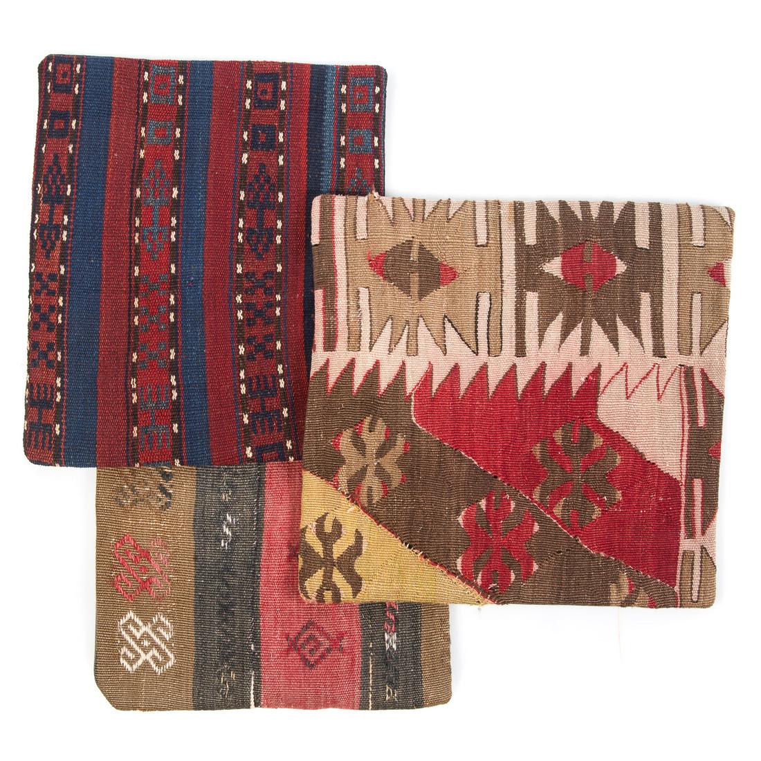 Three Assorted Turkish Kilim Pillow Cases (1 of 3)