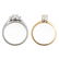 A Pair of Ladies Diamond Engagement Rings in Gold - 6