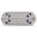 A Filigree Diamond & Sapphire Bar Pin in Platinum