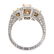 A GIA Pink & Yellow Diamond Ring in Platinum - 4