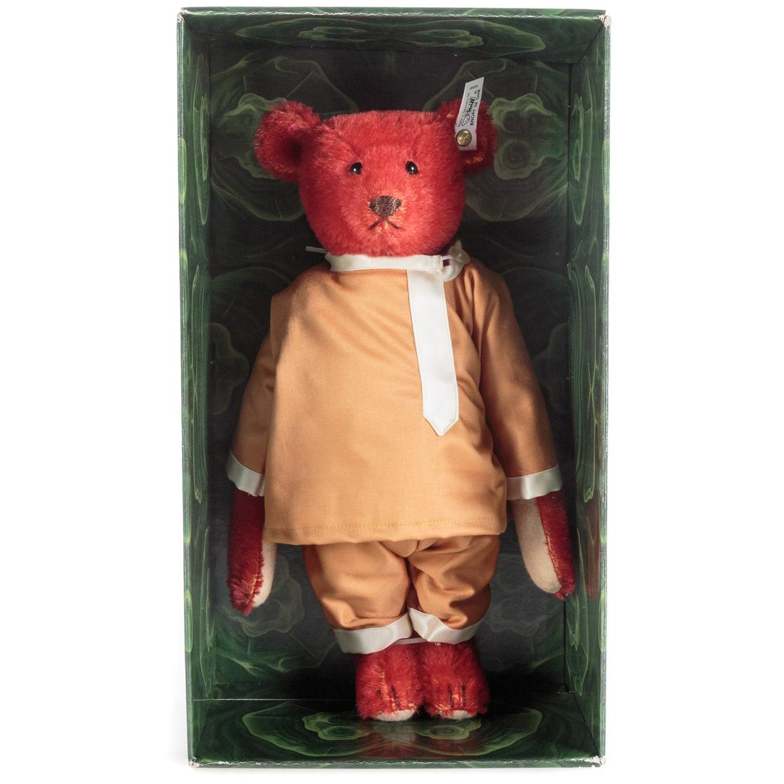 Steiff Alfonzo Jointed Mohair Teddy Bear: Brand new in box, 12 in. H.