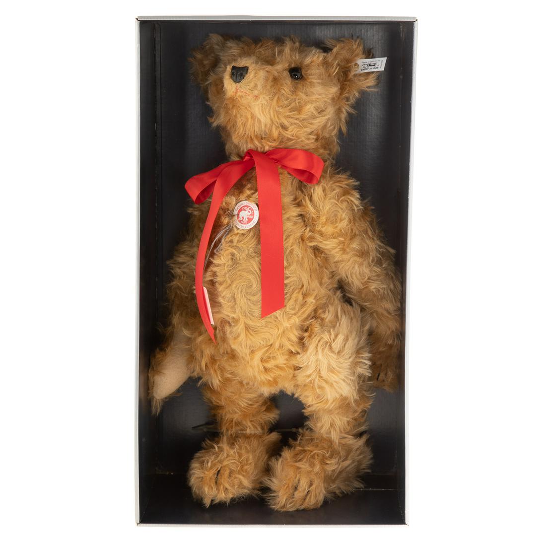 Steiff Replica of Oldest Archive Bear: New in box, 20 in. H.
