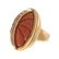 A Coral & Diamond Cocktail Ring in 18K - 2