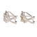 A Ladies Pair of Diamond Earrings in 18K Gold - 4