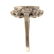 14K White Gold Cocktail Diamond Ring - 4
