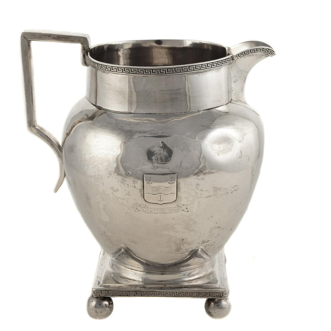 American Coin Silver Pitcher of Scottish Interest (1 of 5)
