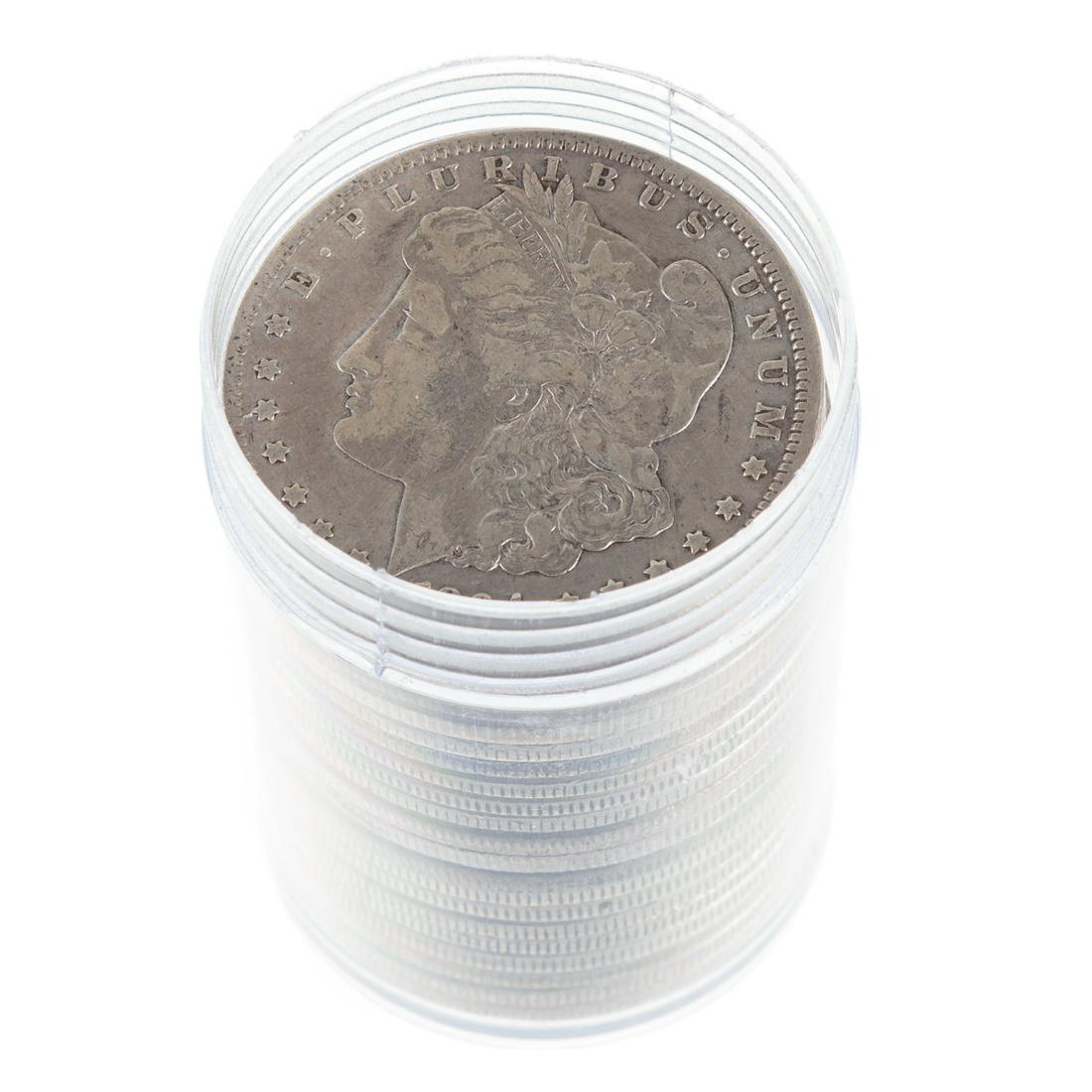A Roll of 20 Different Morgan Silver Dollars (1 of 5)