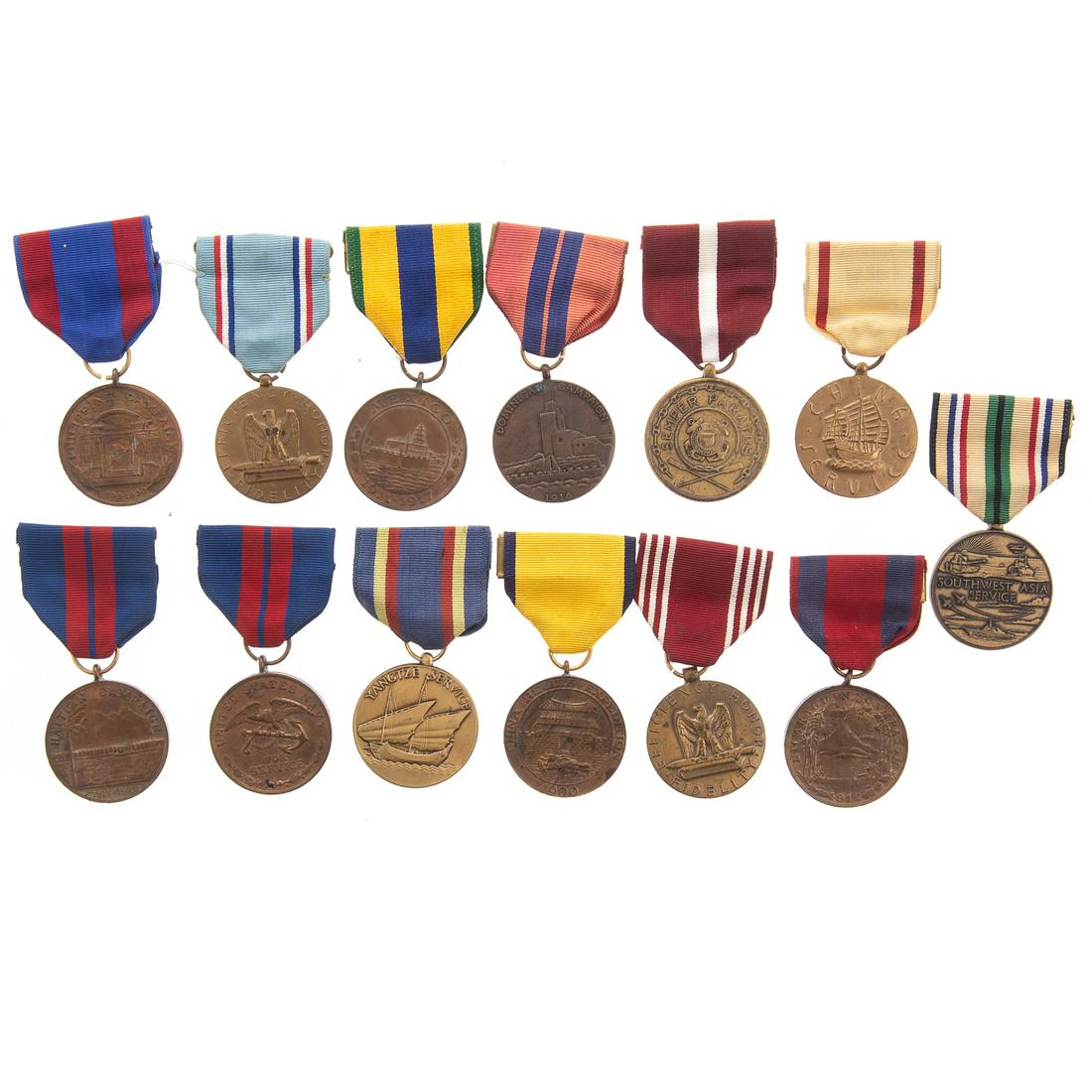 Thirteen Assorted U.S. Service Medals (1 of 4)