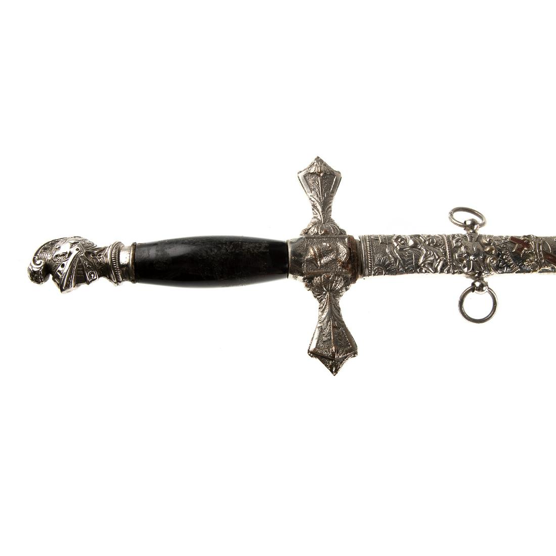 Fraternal Presentation Sword With Scabbard (1 of 11)