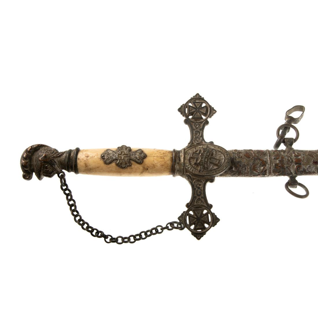 Three Fraternal Presentation Swords (1 of 10)