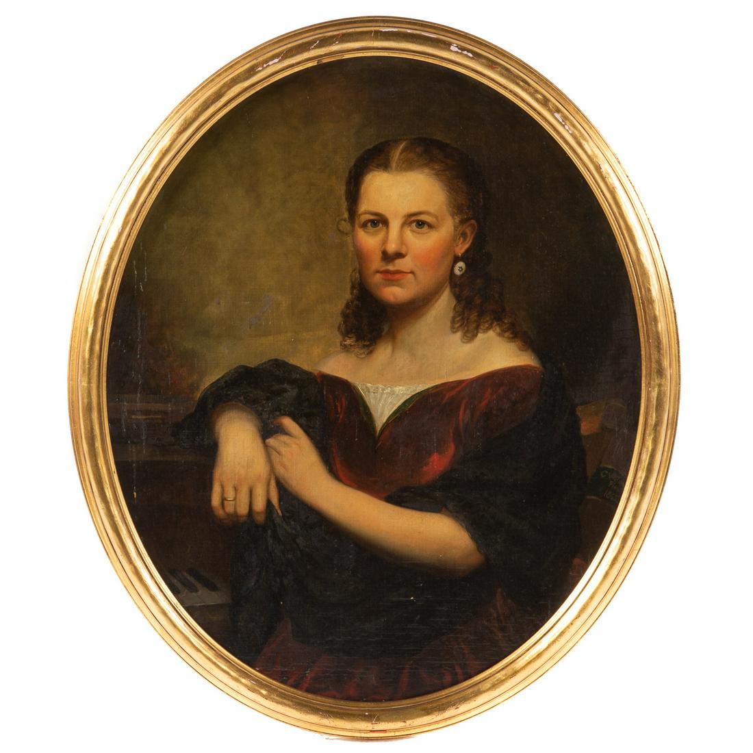Charles Wesley Jarvis. Portrait Of Mary M. Jarvis (1 of 5)