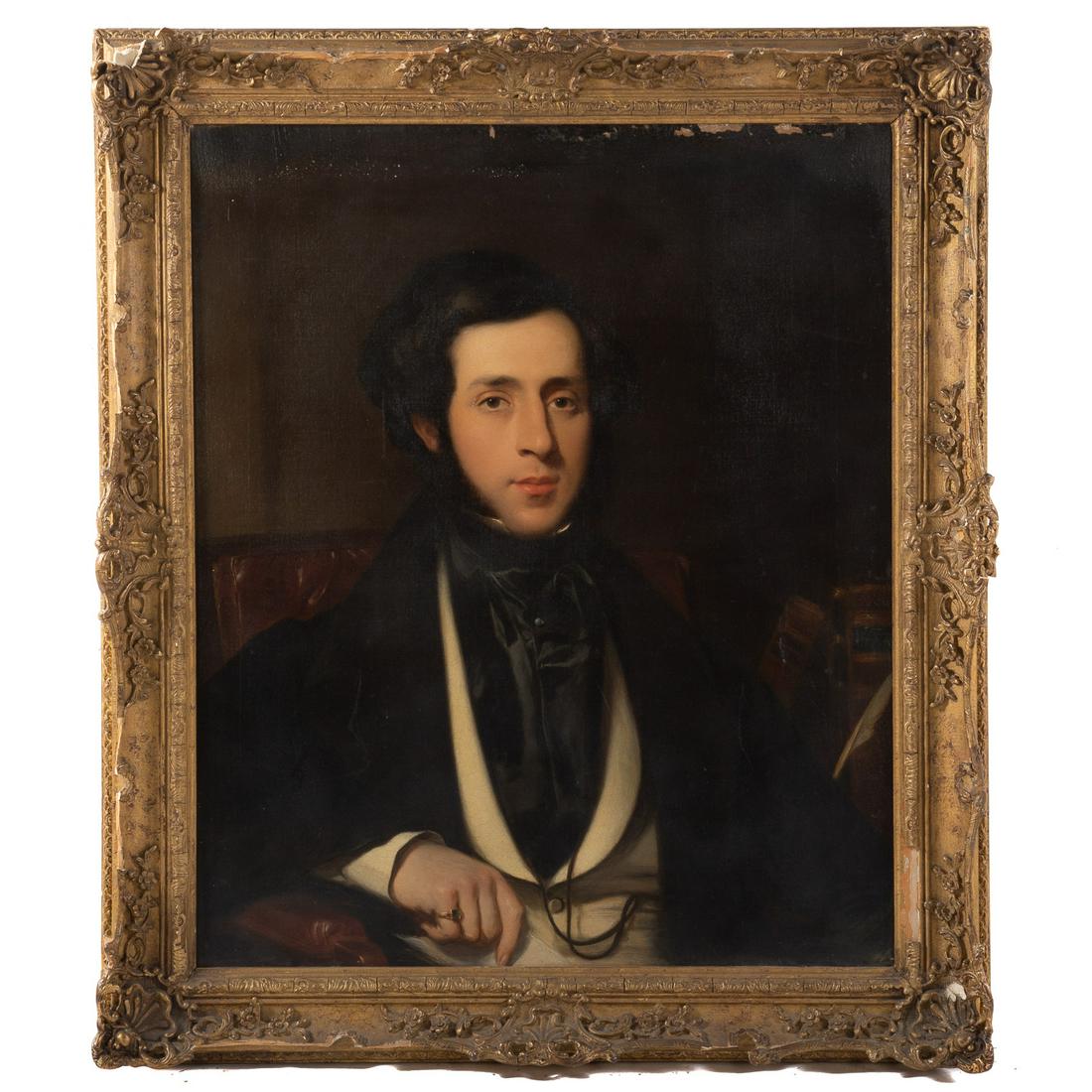 French School, 19th c. Portrait Of A Man (1 of 4)