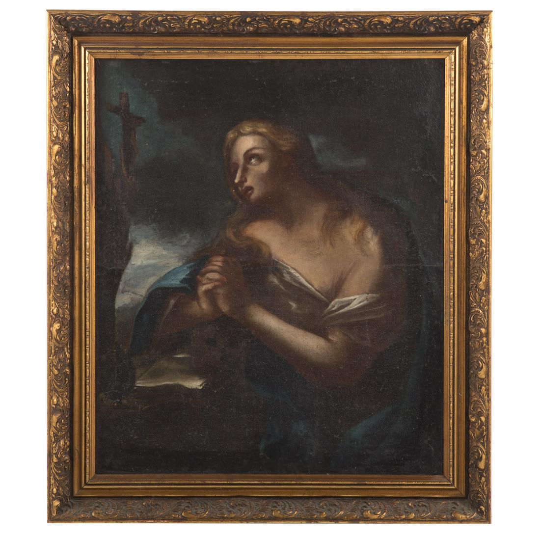 Italian School, 18th c. The Penitent Magdalene (1 of 3)