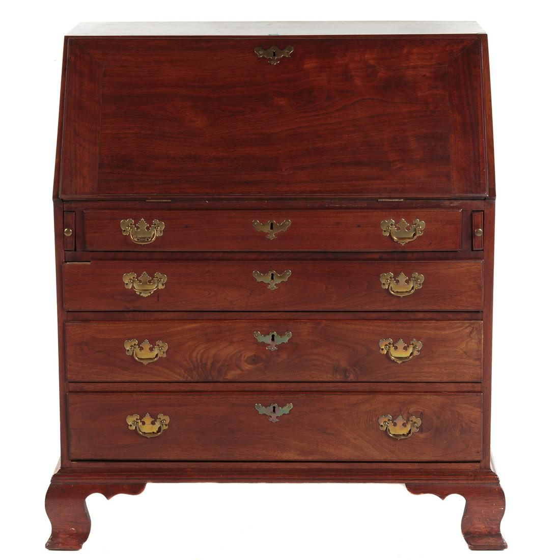 Mid-Atlantic Federal Walnut Slant Front Desk (1 of 9)