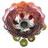 American Amethyst Carnival Glass Punch Bowl Set - 2
