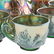 American Amethyst Carnival Glass Punch Bowl Set - 3