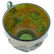 American Amethyst Carnival Glass Punch Bowl Set - 4