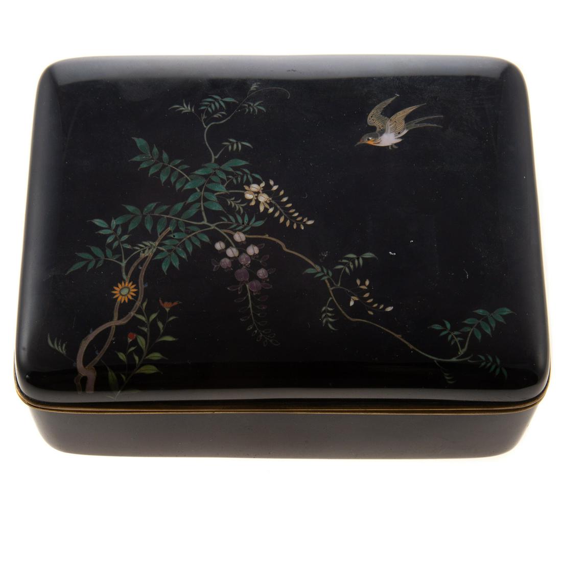 Japanese Cloisonne Enamel Box (1 of 6)