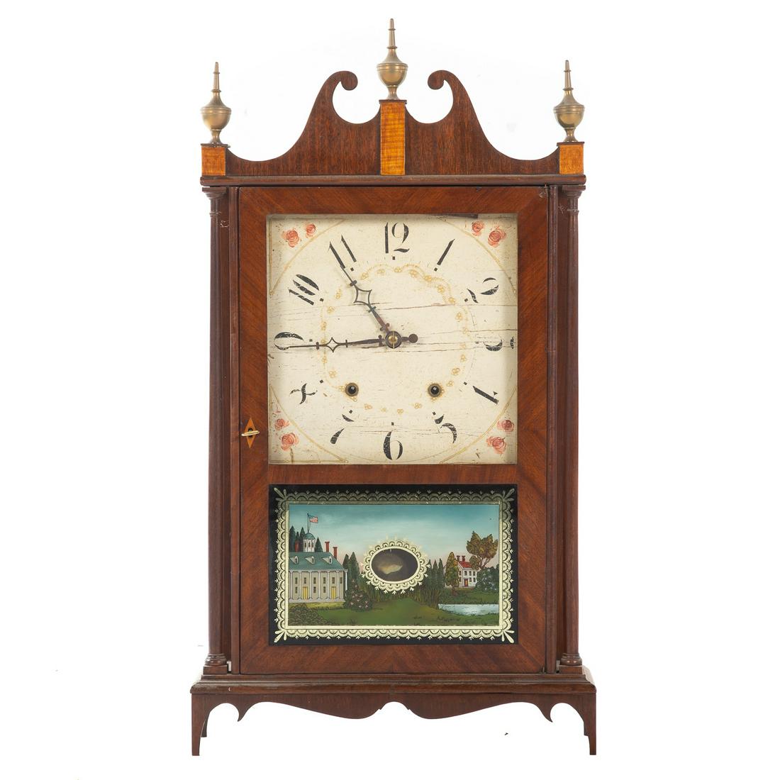 Eli Terry Pillar & Scroll Mantel Clock (1 of 7)
