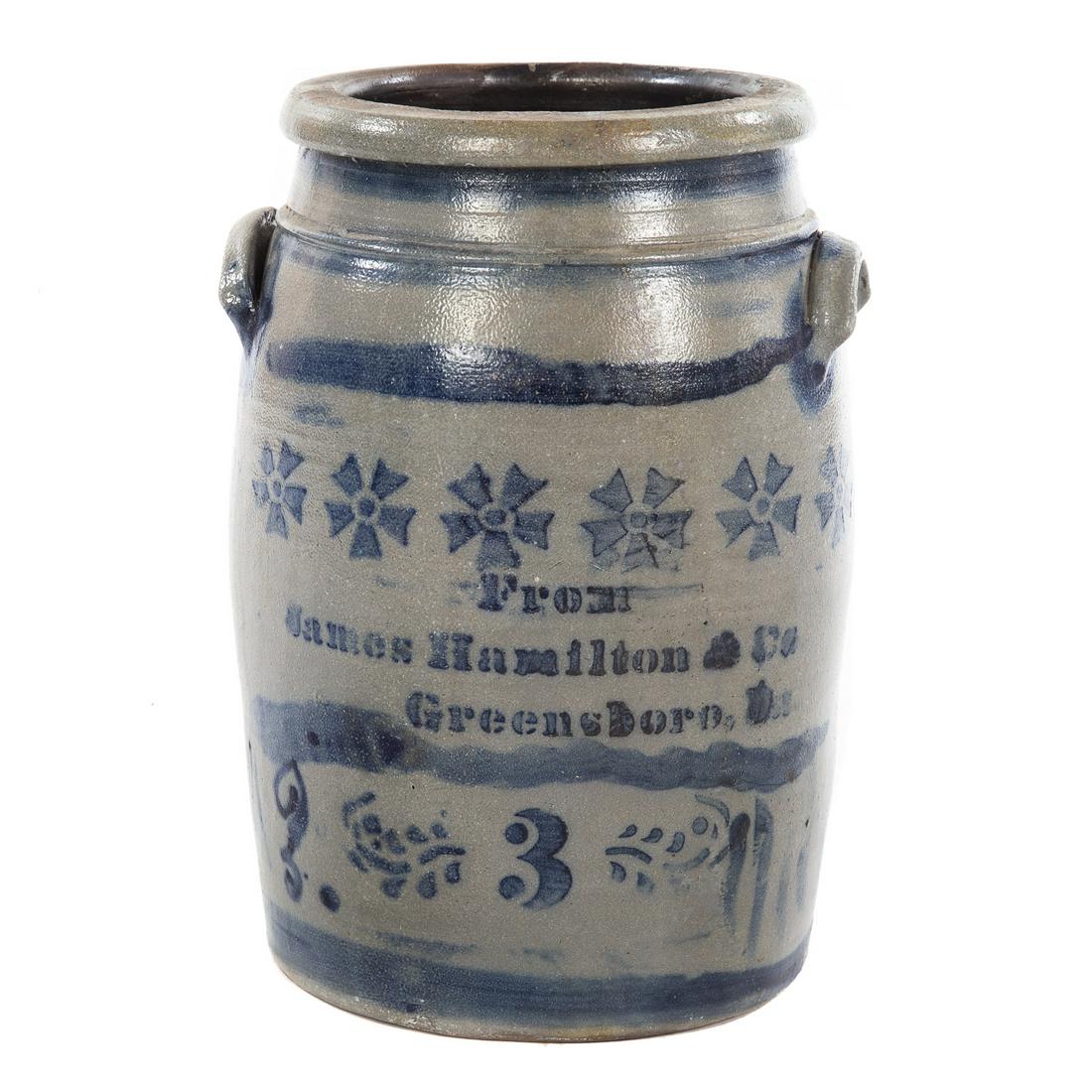 American Salt Glazed Stoneware Storage Crock (1 of 6)