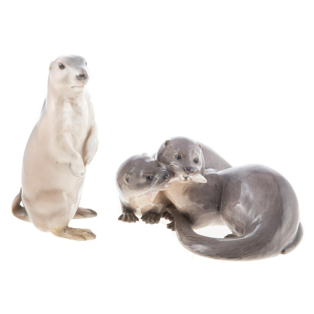 Royal Copenhagen Otters & Prairie Dog (1 of 5)