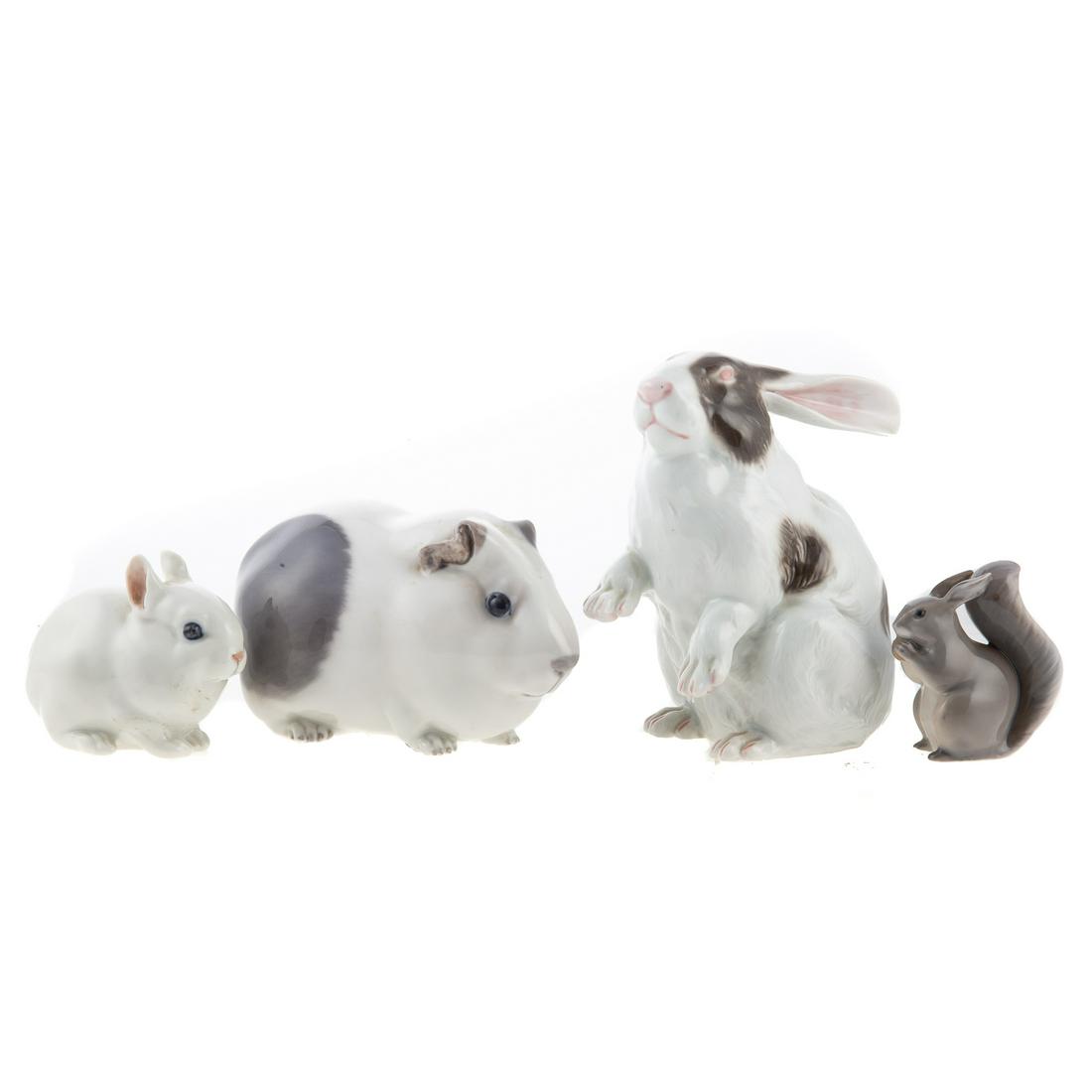 Four Royal Copenhagen Small Animals (1 of 7)