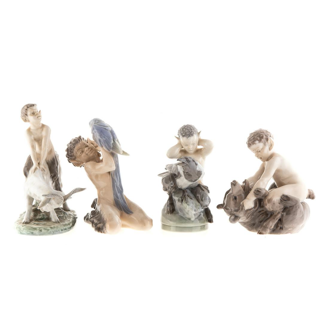 Four Royal Copenhagen Fauns (1 of 12)