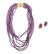 An 18K Amethyst & Aquamarine Necklace w/ Earrings