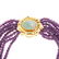 An 18K Amethyst & Aquamarine Necklace w/ Earrings - 3