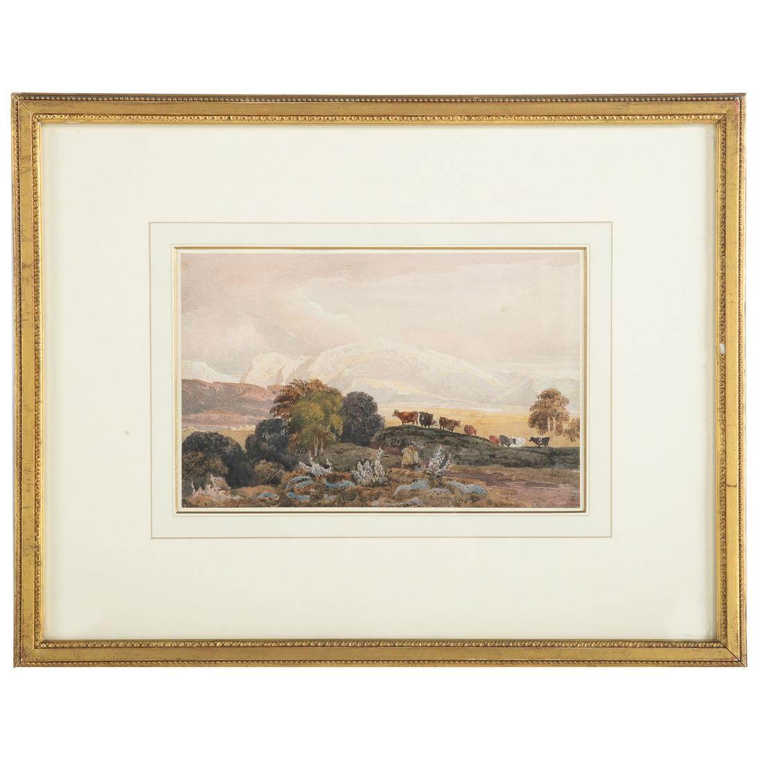 David Cox. "View In North Wales, Winter" (1 of 3)