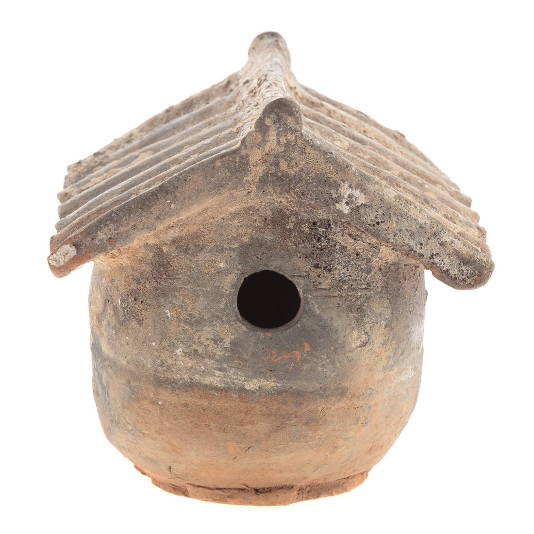 Asian Archaic Chinese Terracotta Granary Building (1 of 6)