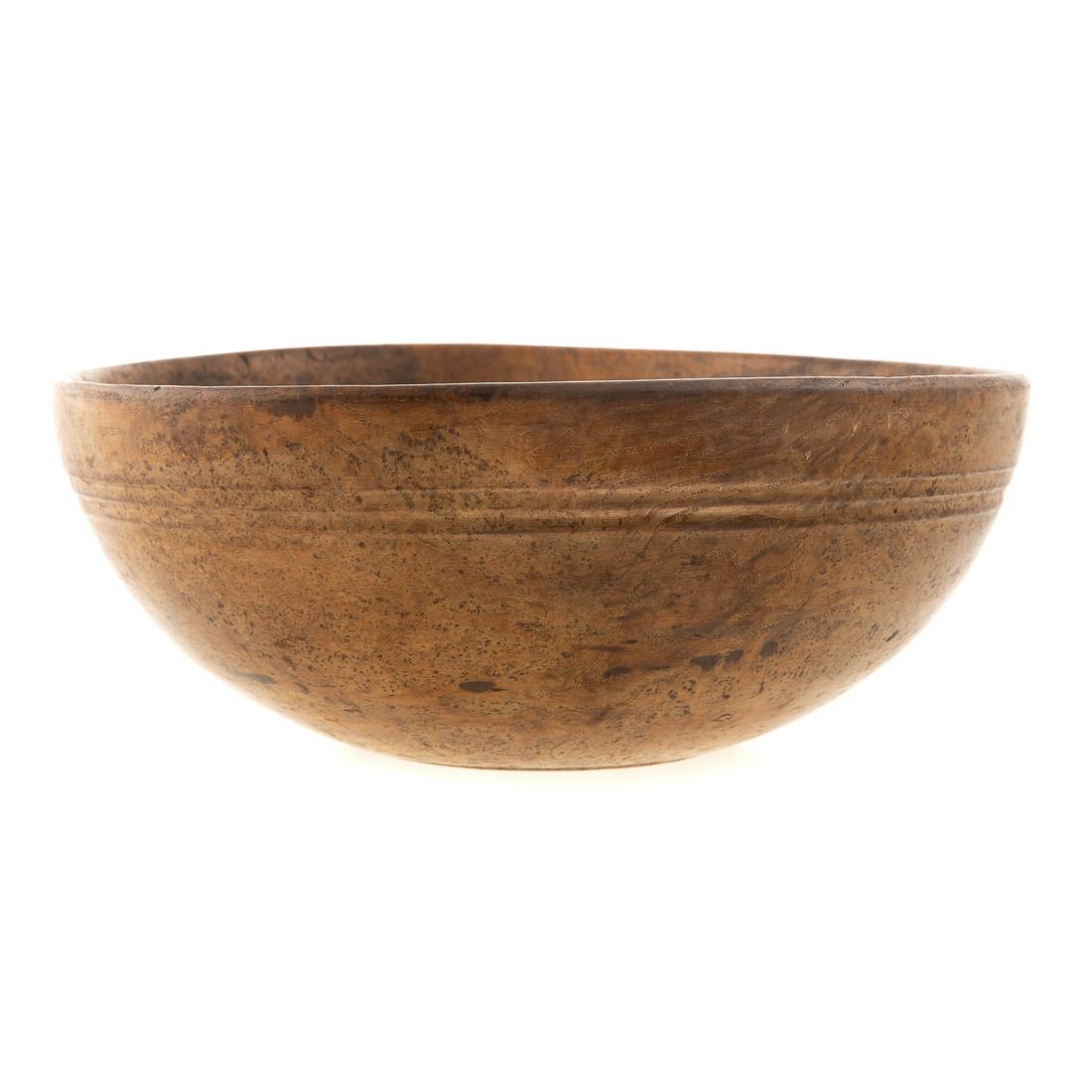 American Turned Burl Walnut Bowl (1 of 6)