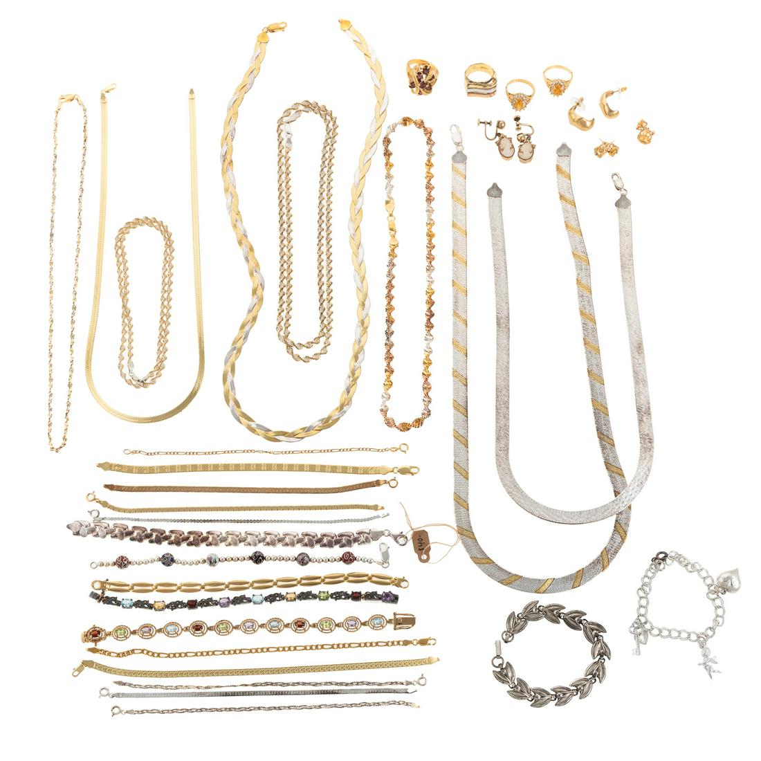 A Collection of Sterling & Vermeil Jewelry (1 of 10)