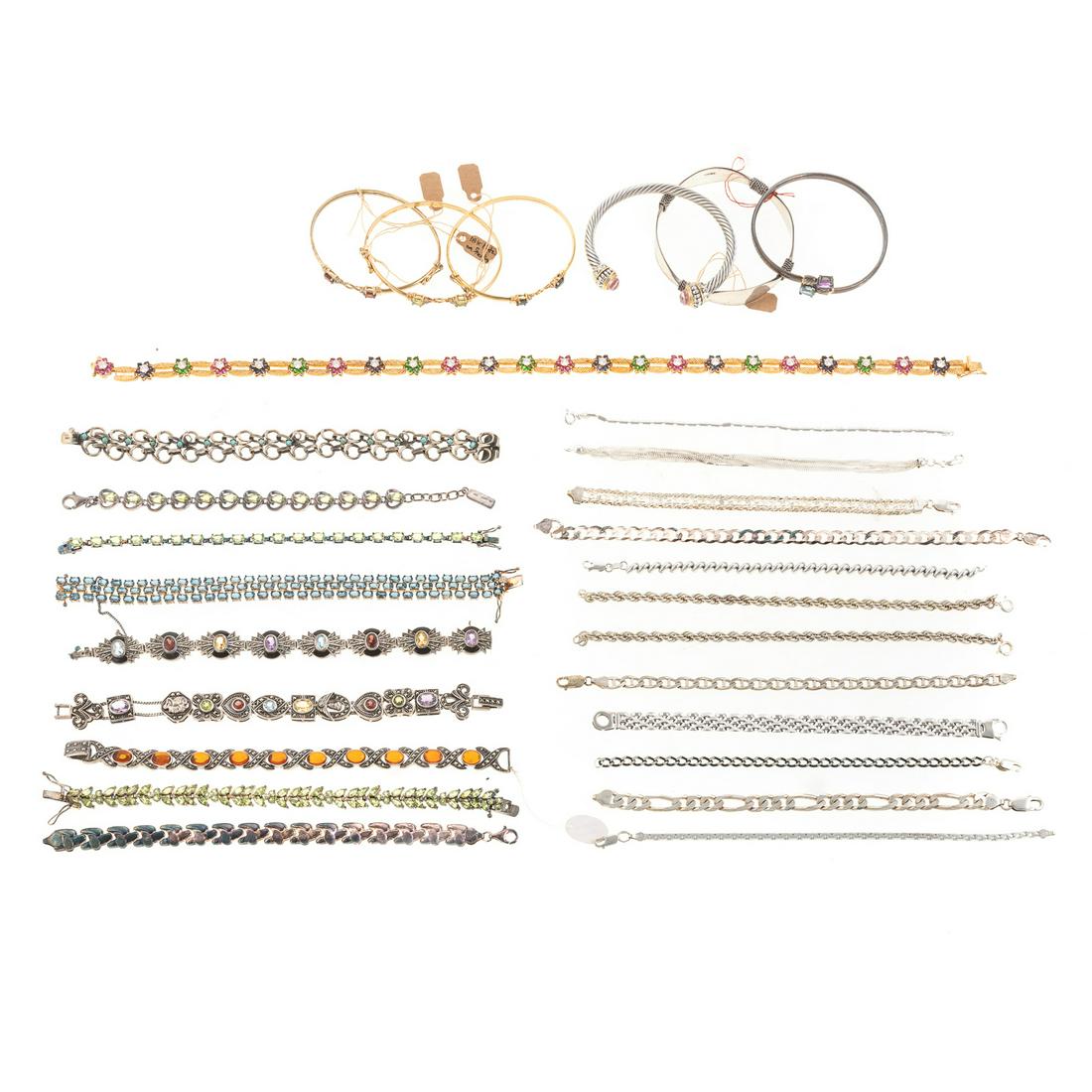 A Collection of Silver Bracelets (1 of 11)