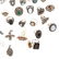 A Collection of Sterling Silver Marcasite Jewelry - 2
