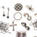 A Collection of Sterling Silver Marcasite Jewelry - 3