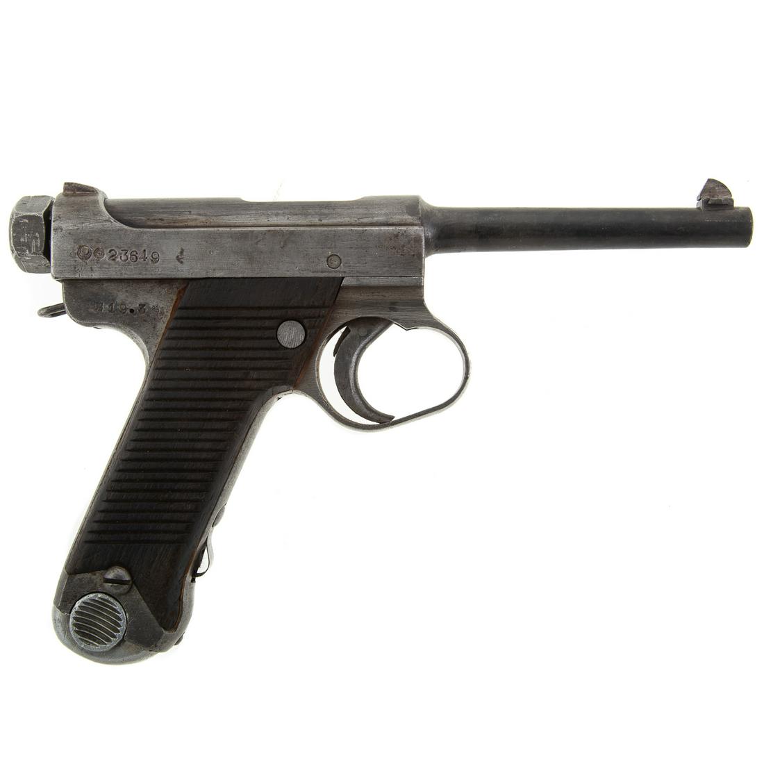WW II Japanese Nambu Type 14 Semi-Auto Pistol: 1944 mfg.