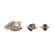 A Pair of Diamond David Yurman Earrings & Rings