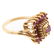 A Ruby & Diamond Ring & Opal Ring in 14K - 4