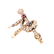 An 18K Antique Diamond, Ruby & Sapphire Brooch - 2