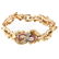 An Art Deco Diamond & Ruby Bracelet in 14K