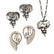 A Collection of Danish Sterling Silver Jewelry