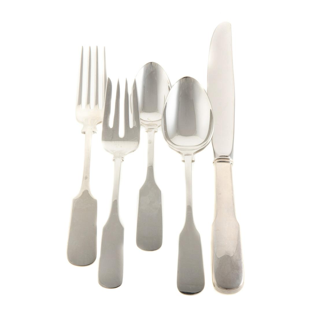 Gorham Sterling "Old English Tipt" Flatware Svc. (1 of 4)