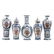 Chinese Export Five Piece Miniature Garniture