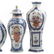Chinese Export Five Piece Miniature Garniture - 2