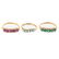 A Collection of 10K & 14K Fashion Gemstone Rings - 3