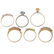 A Collection of 10K & 14K Fashion Gemstone Rings - 8